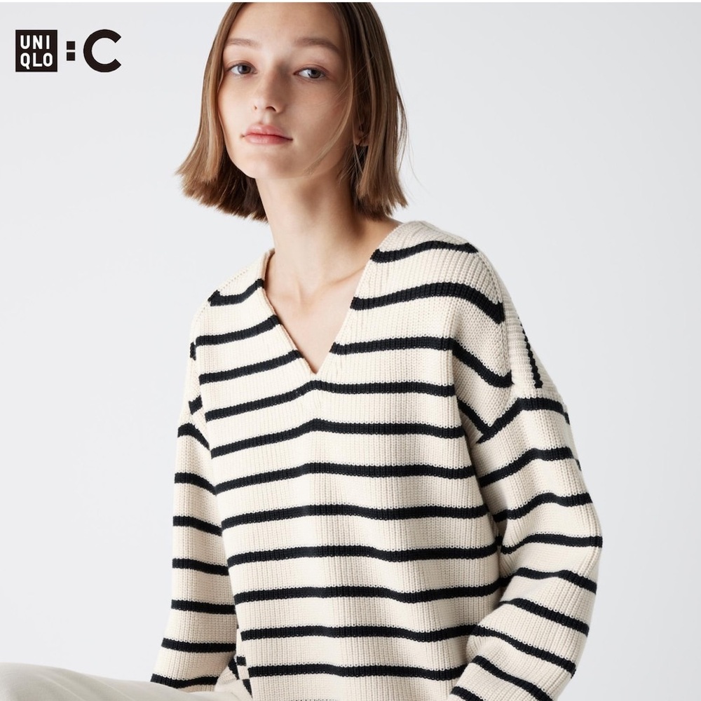 <RESERVED FOR NOTMYSUNDAYVEST> Uniqlo C Clare Waight Keller Striped Sweater